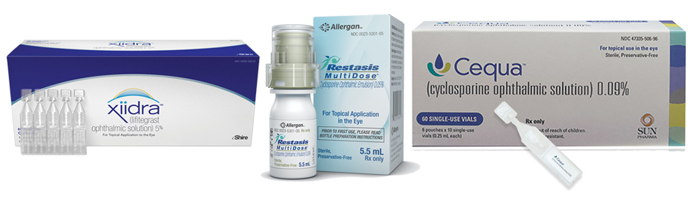 Treatment options for category 2 dry eye